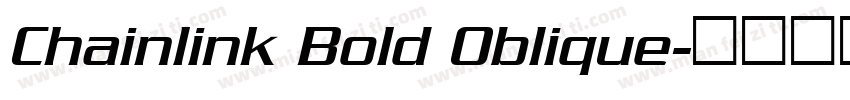 Chainlink Bold Oblique字体转换